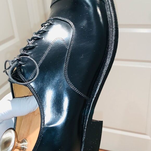 Johnston and Murphy Optima handcrafted Cap Toe Oxford. - Picture 12 of 14